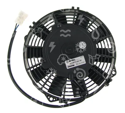 ventilátor univerzální tlačný průměr 190 mm, 24V, 10 lopatek